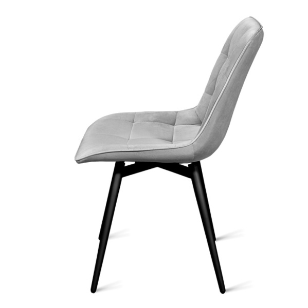 Стул B105-m (B105-m LIGHT GREY VL08, BK)